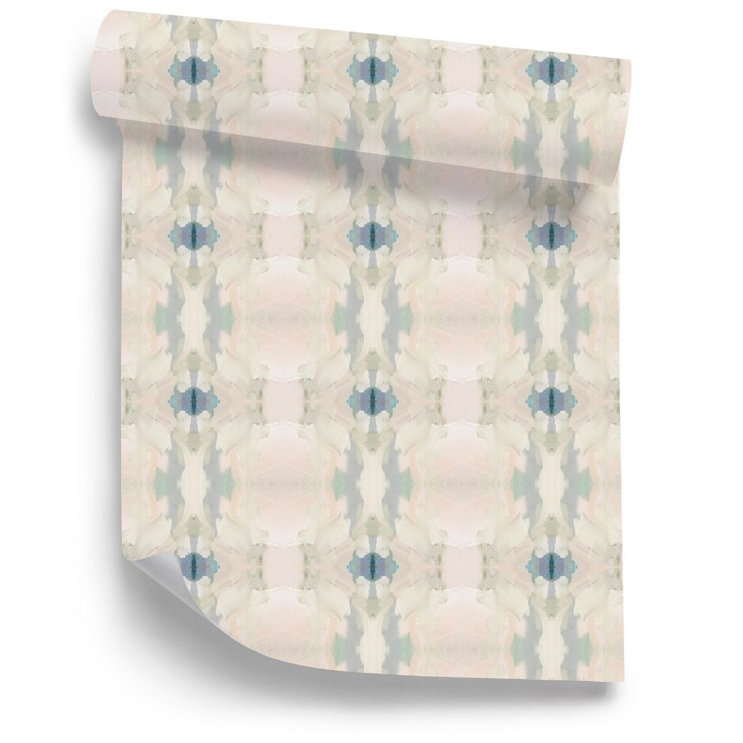 Coral Bay Pale Blue Peel and Stick Wallpaper - Image 2