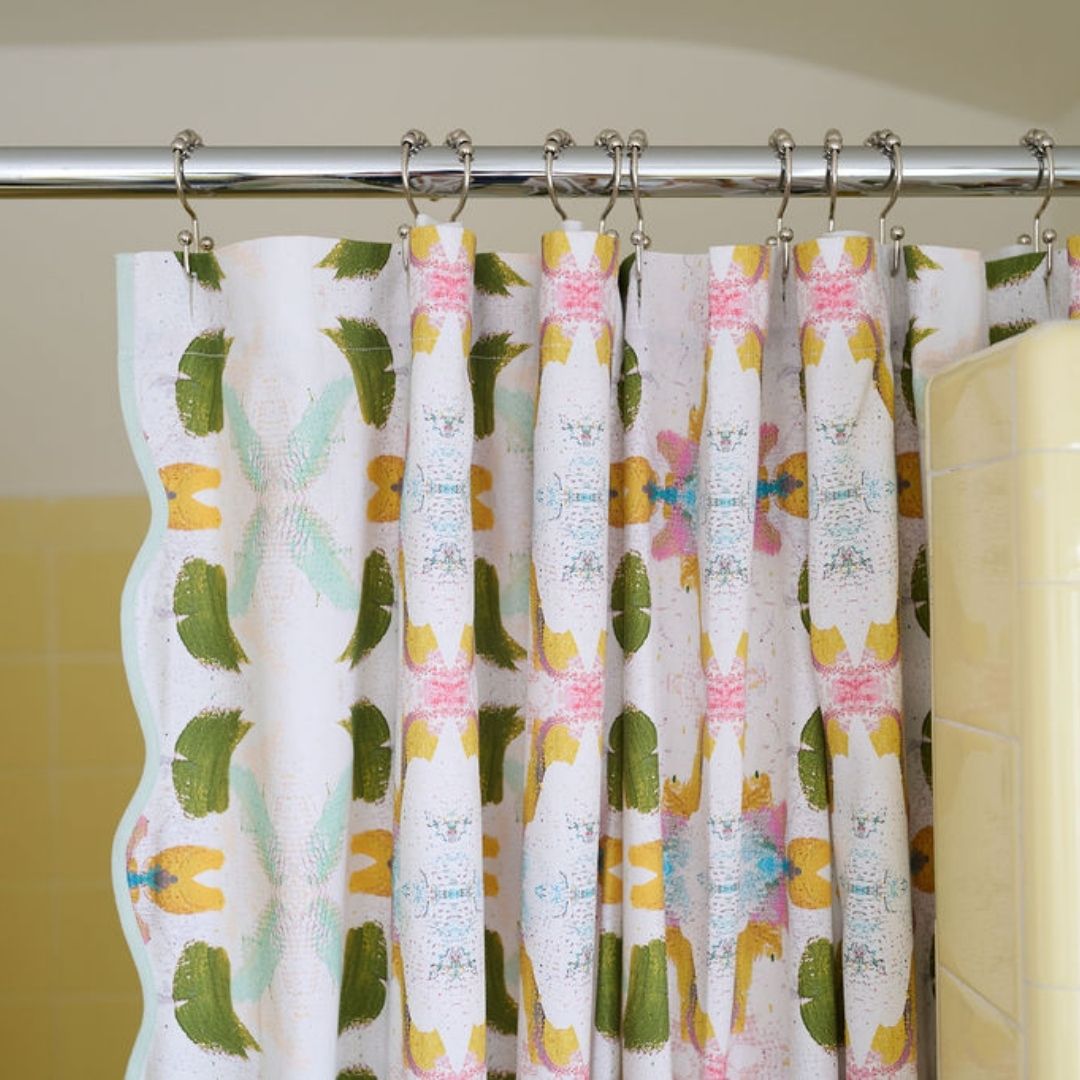 Dogwood Scalloped Shower Curtain - Image 3