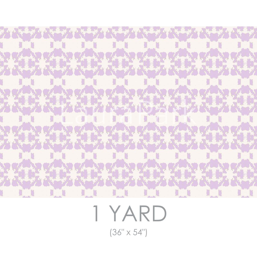 Mosaic Lavender Fabric by the Yard - Image 2