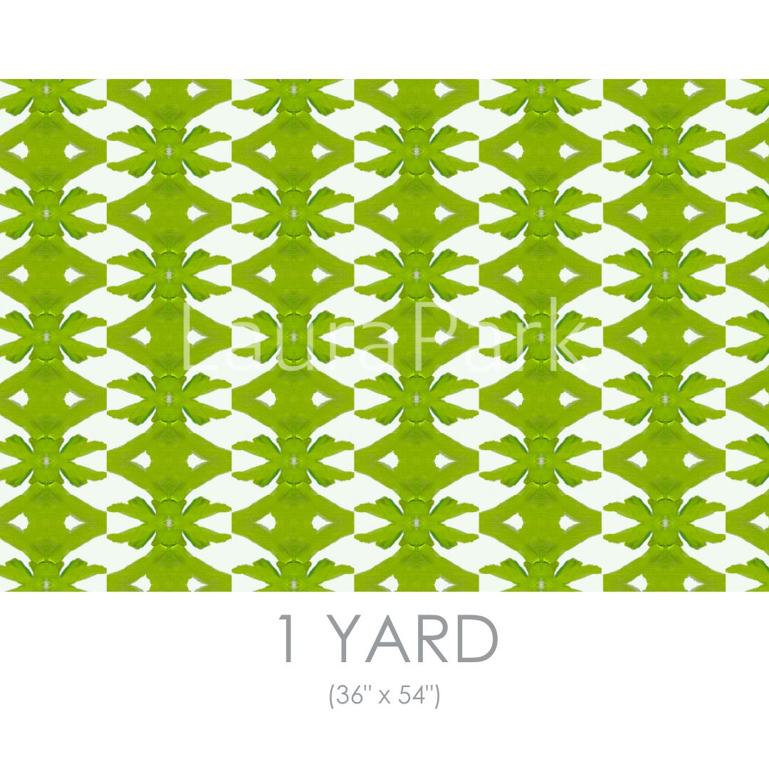 Palm Green Fabric by the Yard - Image 2