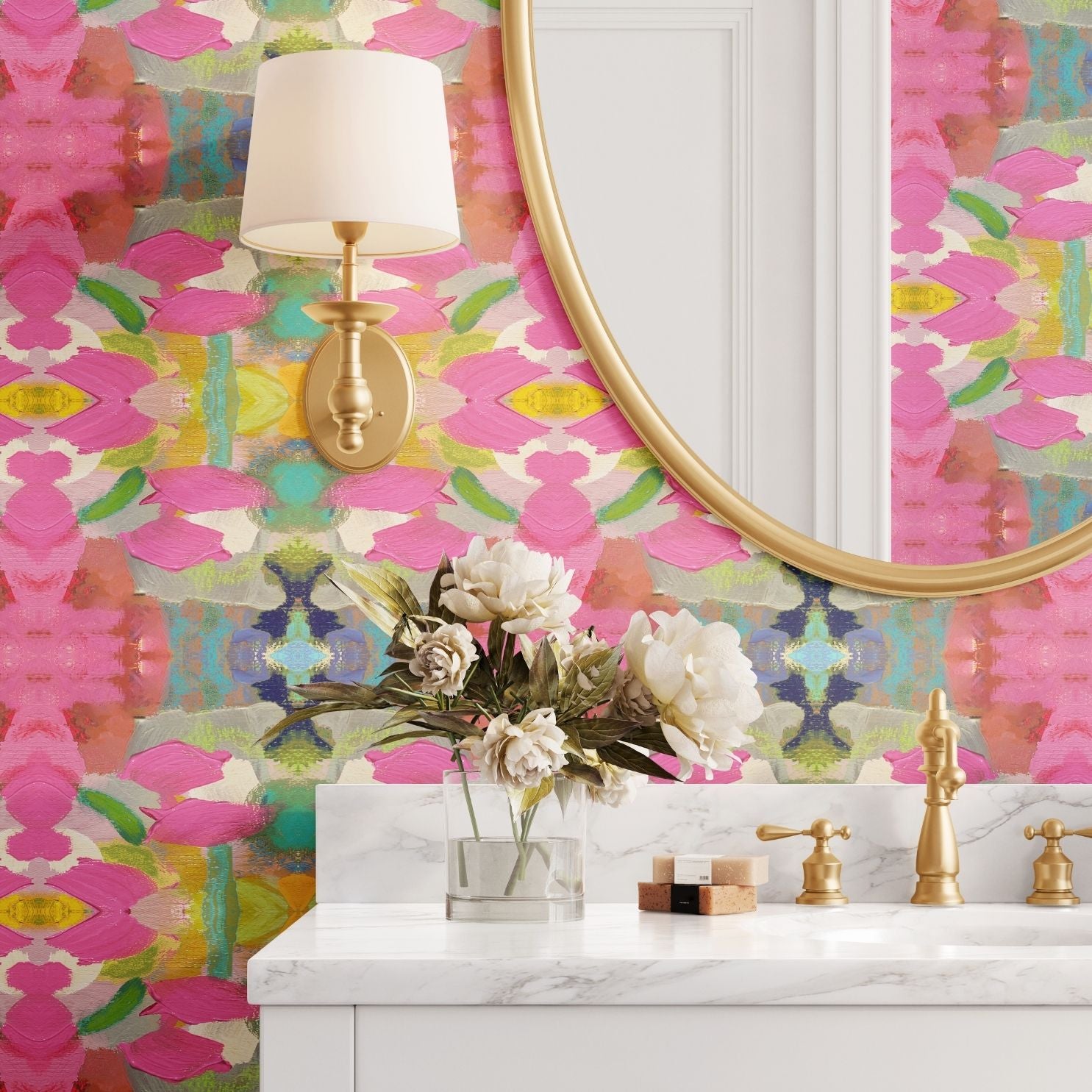 Pink Paradise Peel and Stick Wallpaper
