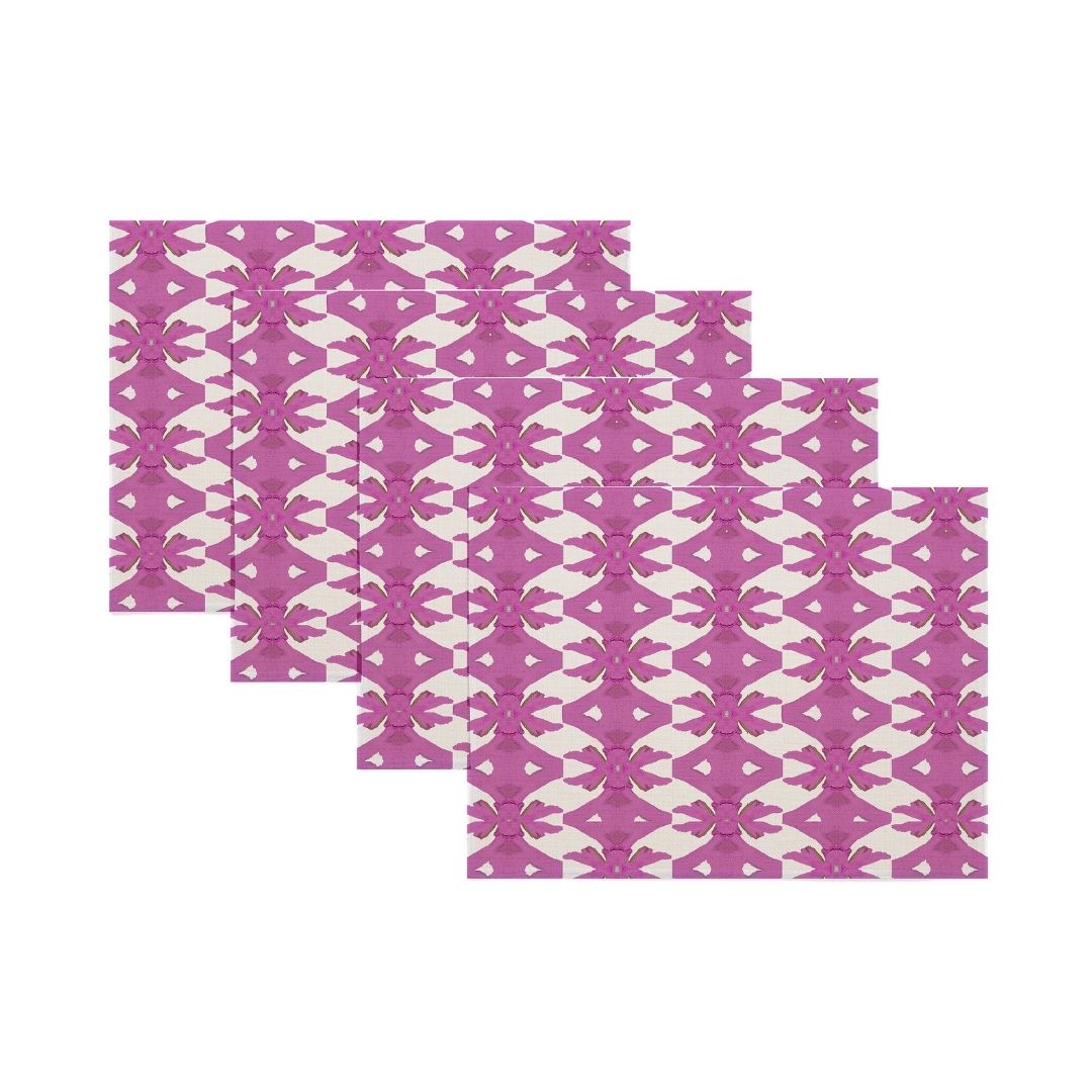 Palm Pink Linen Placemat - Image 3