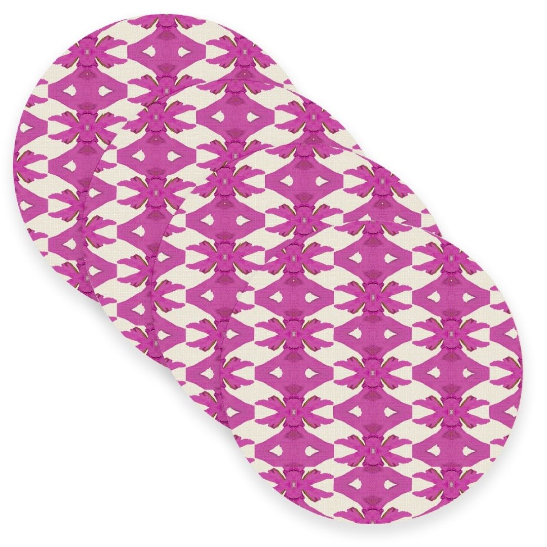 Palm Pink Linen Placemat - Image 4