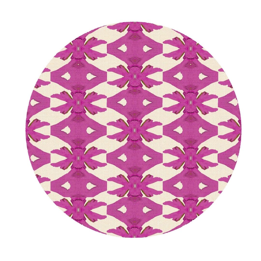 Palm Pink Linen Placemat - Image 2