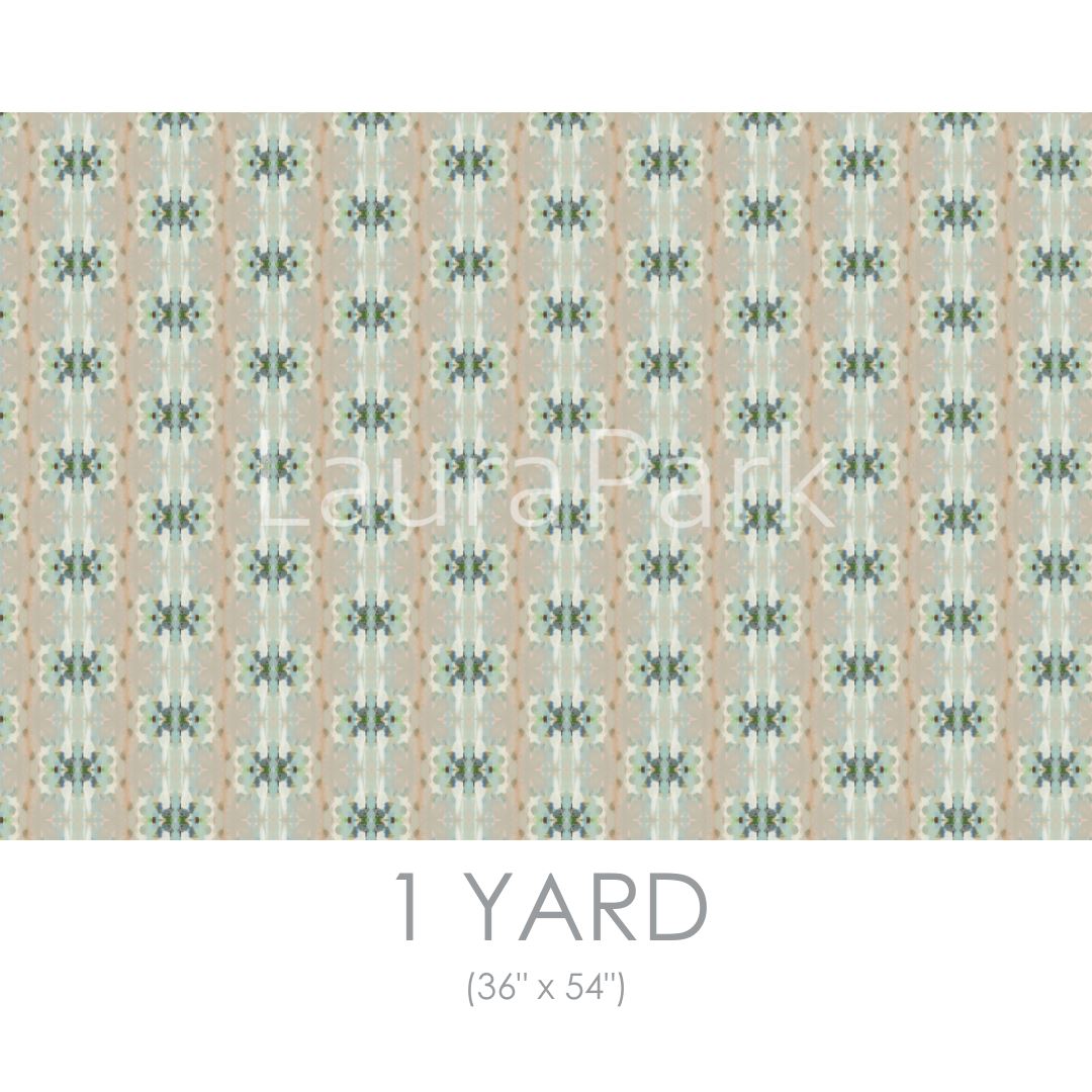 Miss Ella Teal Fabric by the Yard - Image 2