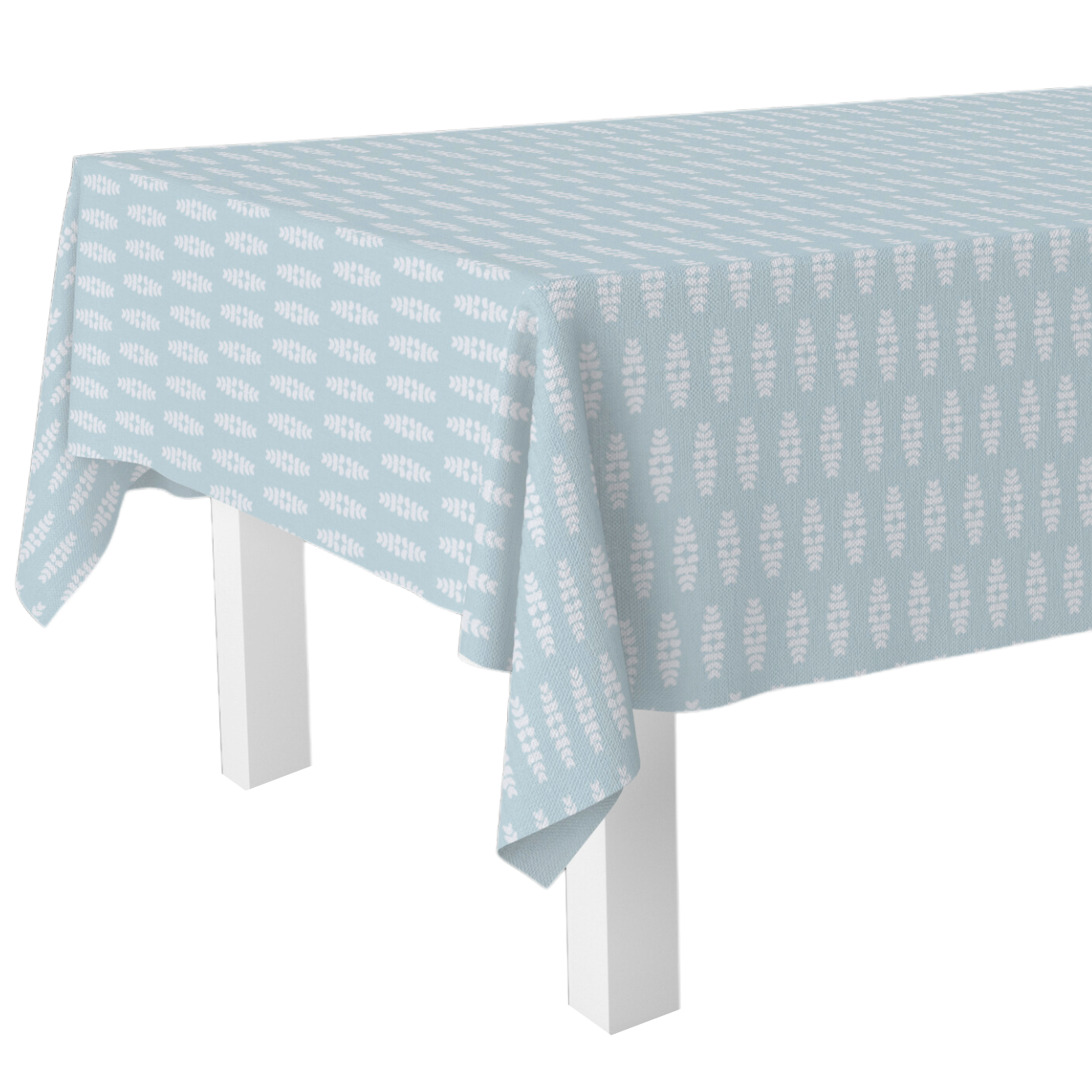 Floral Blue Tablecloth - Image 2