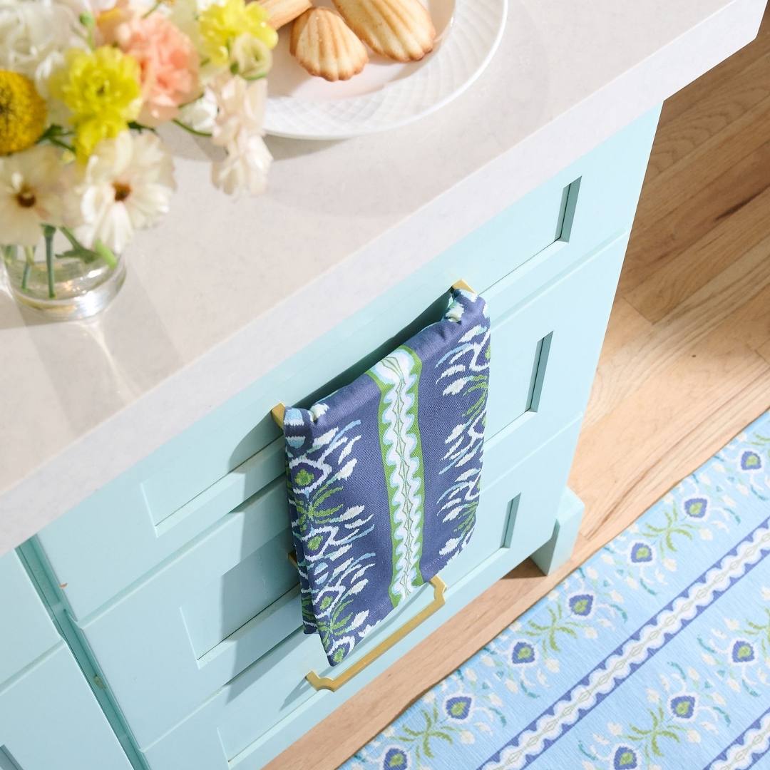 Rosemary Stripe French Blue Floor Mat - Image 3