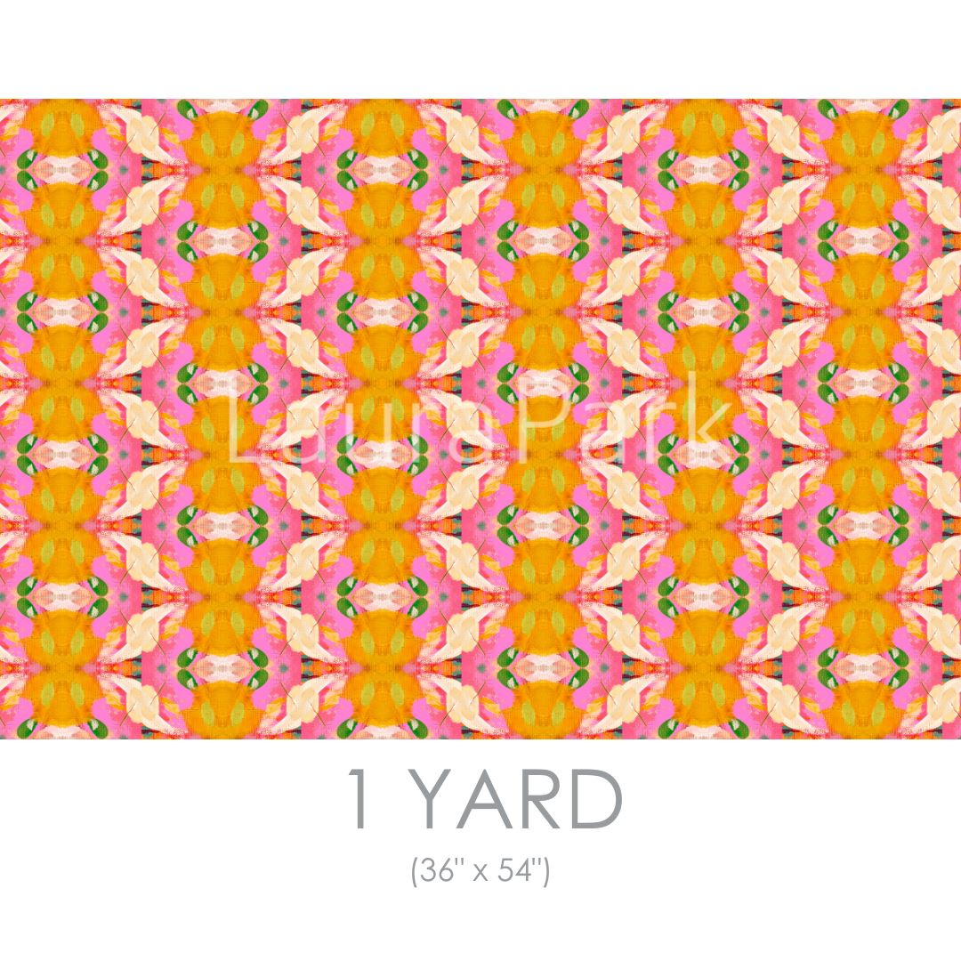 Flower Child Marigold Fabric by the Yard - Image 2