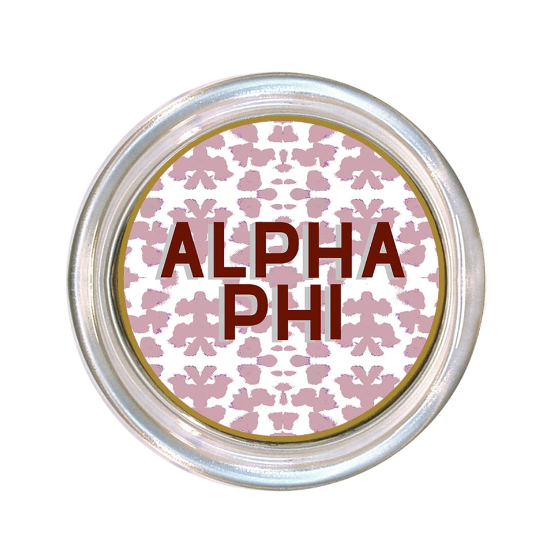 Alpha Phi Glass Coaster