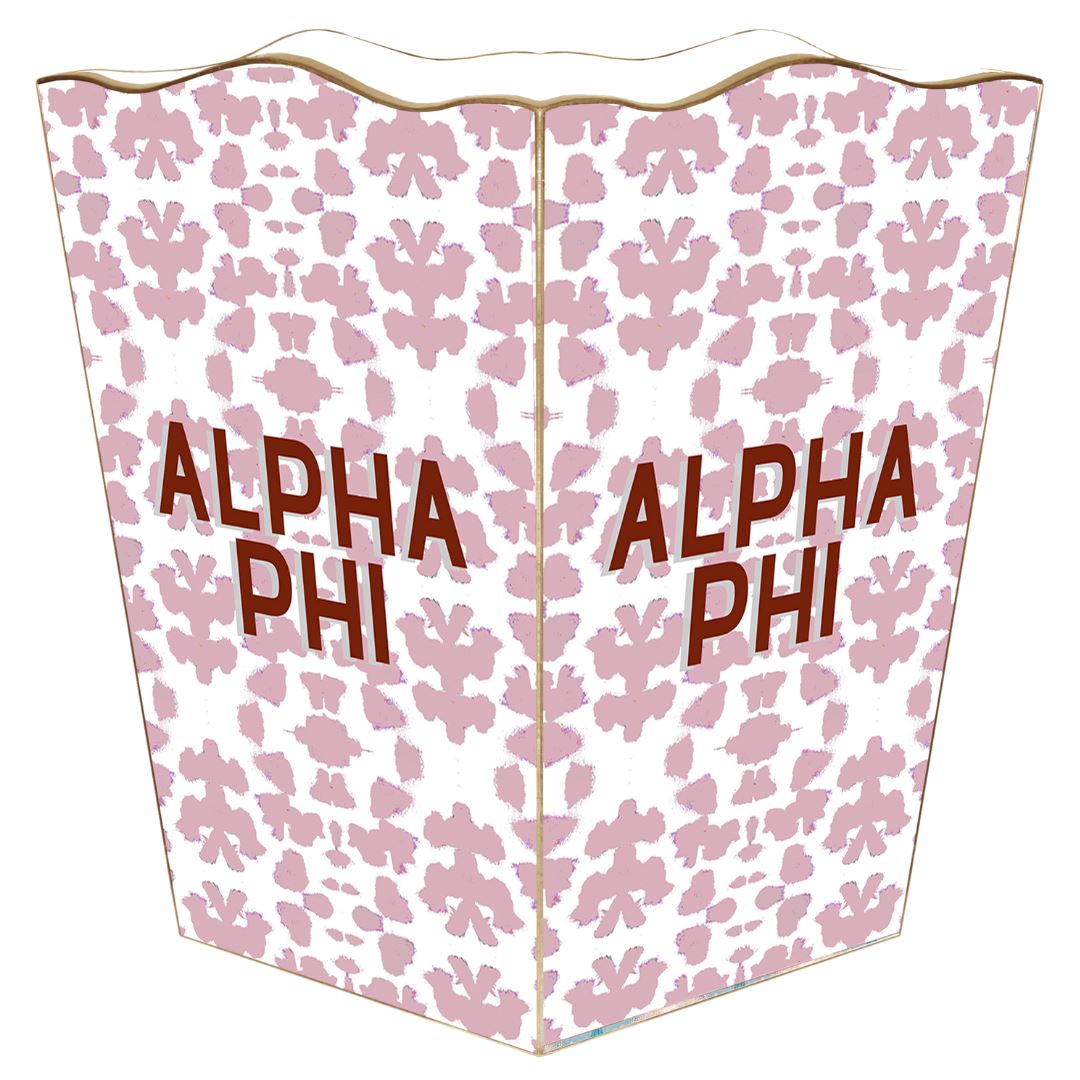Alpha Phi Waste Basket - Image 2