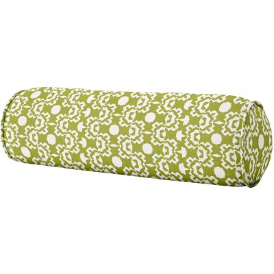 Aspen Moss Round Bolster Pillow