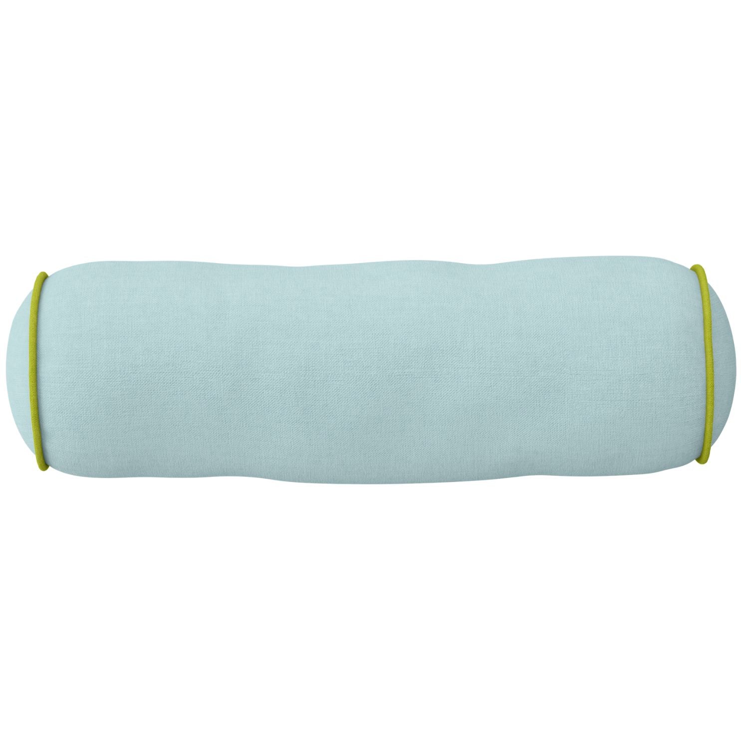 Blue/Green Two-Toned Round Bolster Pillow - Image 3