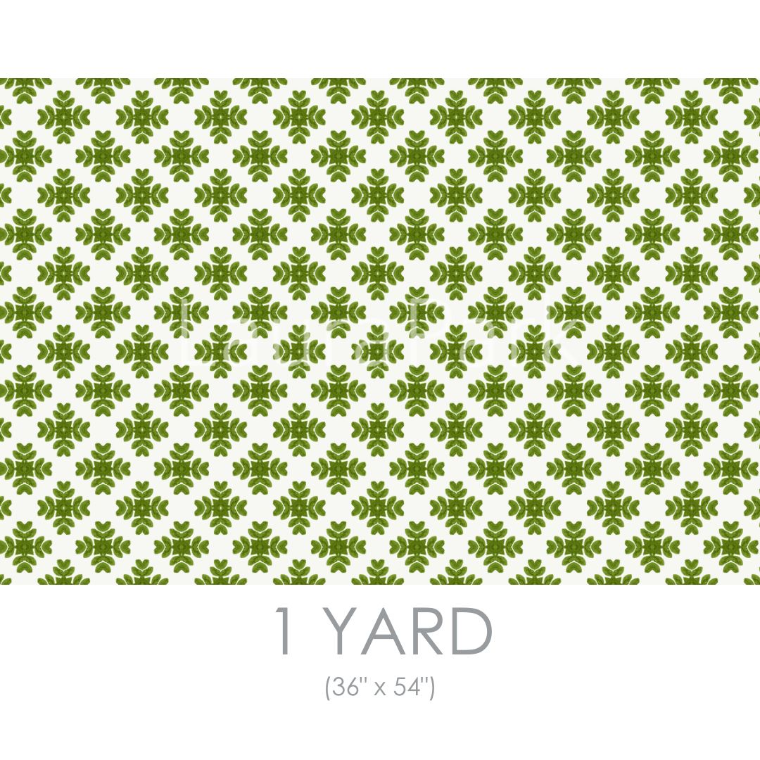 Brushstrokes Green Fabric by the Yard - Image 2