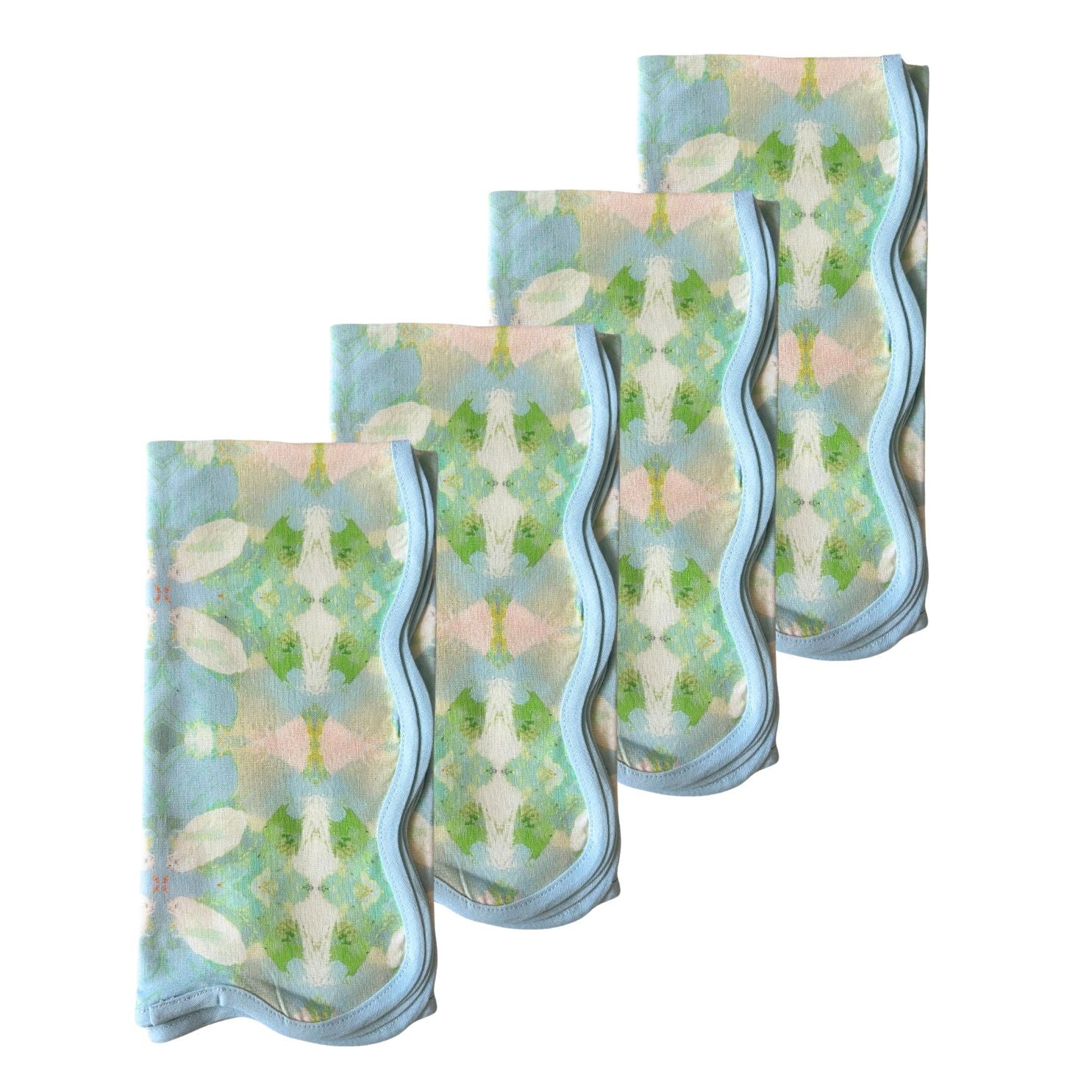 Elephant Falls Scalloped Dinner Napkins - Image 2