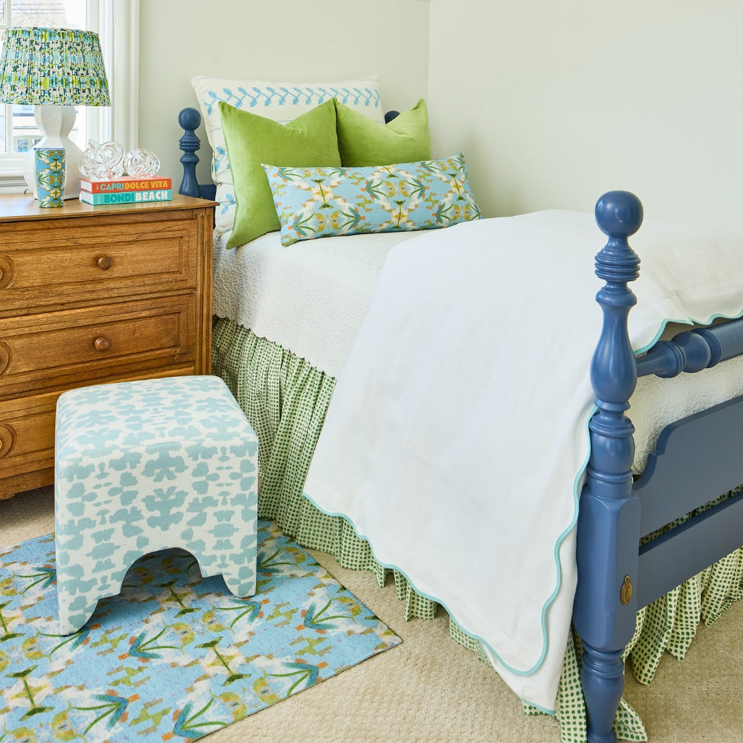 English Garden Blue Floor Mat - Image 2