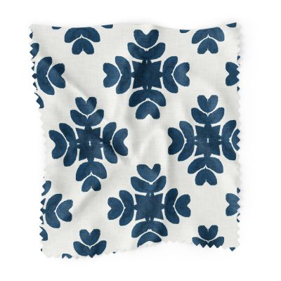 Brushstrokes Navy Sample Swatch