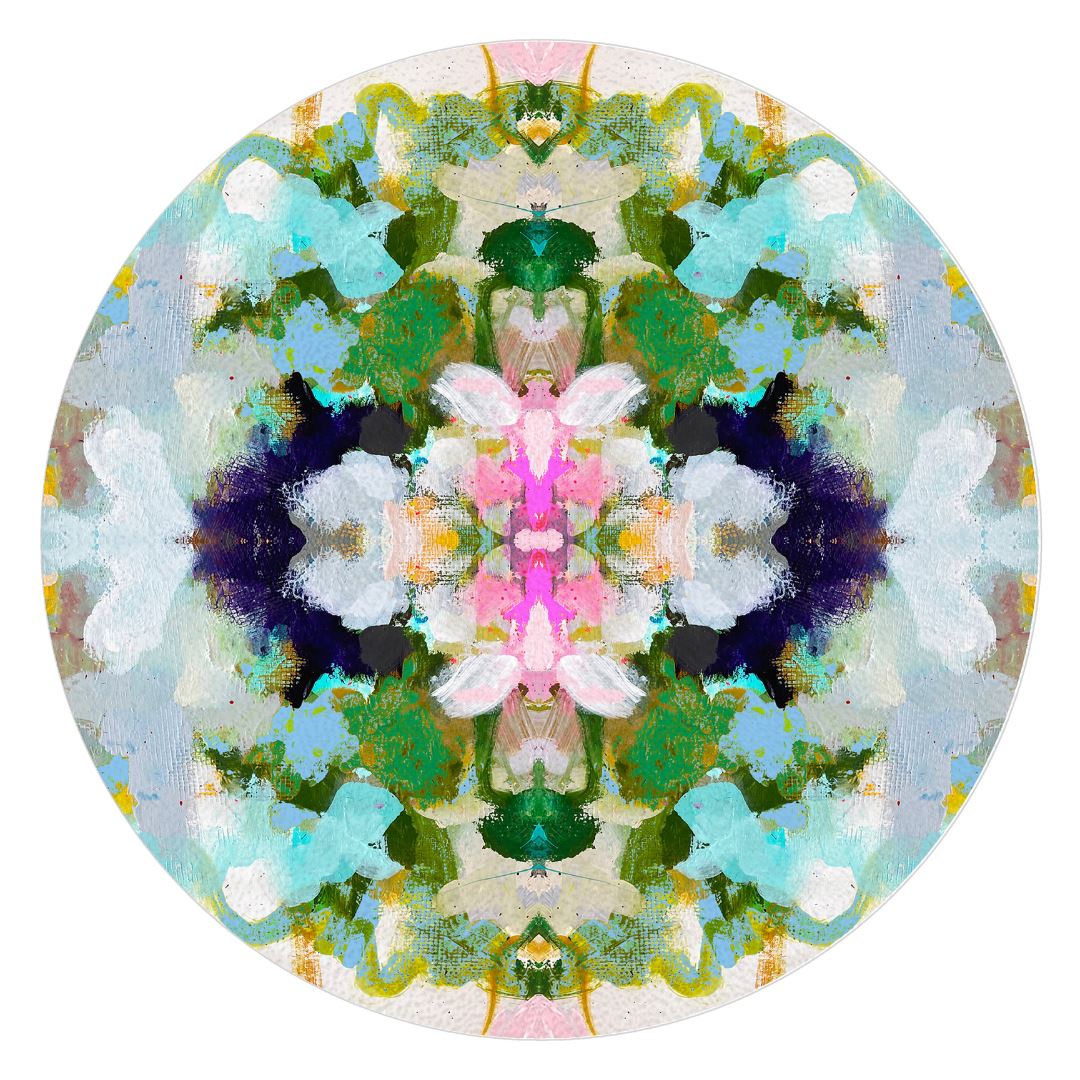 Nantucket Bloom Glass Cutting Board