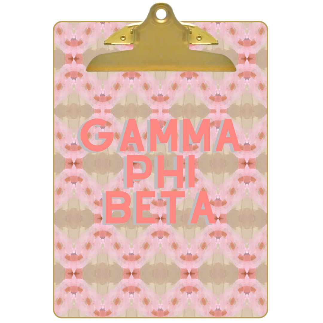 Gamma Phi Beta Clipboard