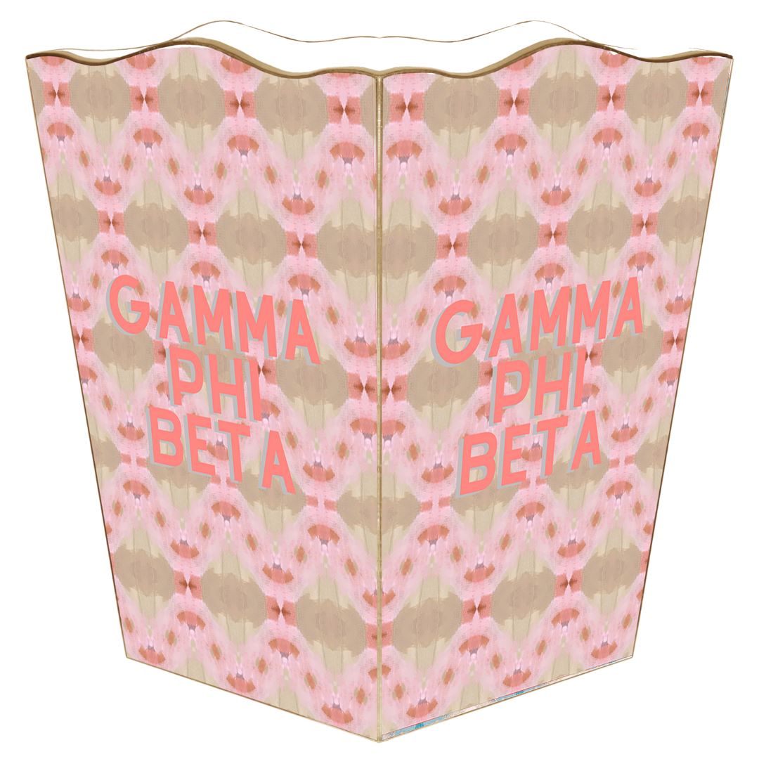 Gamma Phi Beta Waste Basket - Image 2