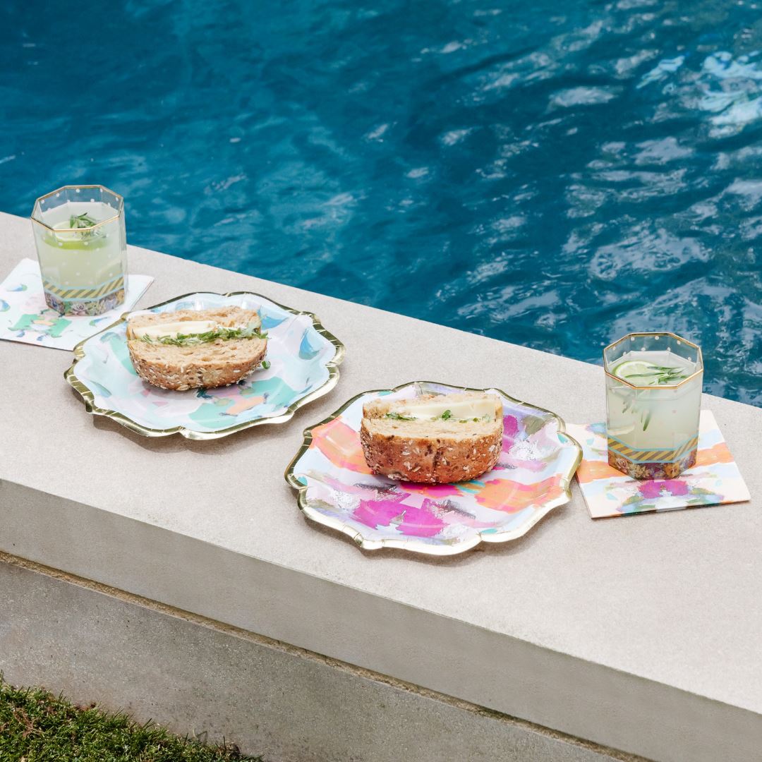 Begonia Cocktail Plates - Image 2