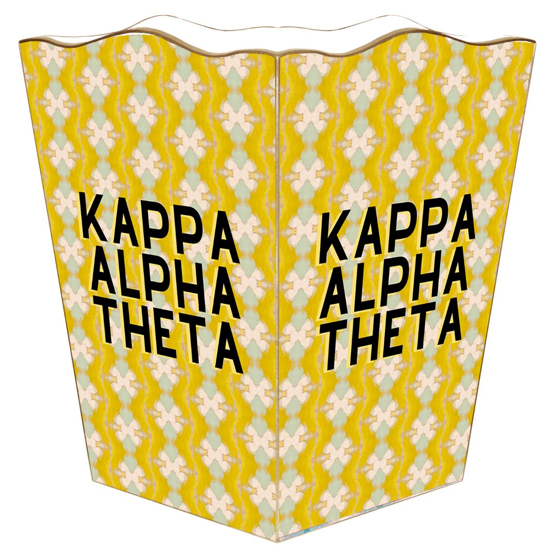 Kappa Alpha Theta Waste Basket - Image 2
