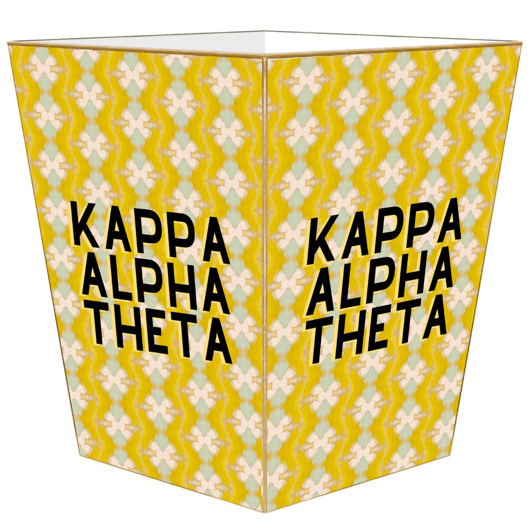 Kappa Alpha Theta Waste Basket