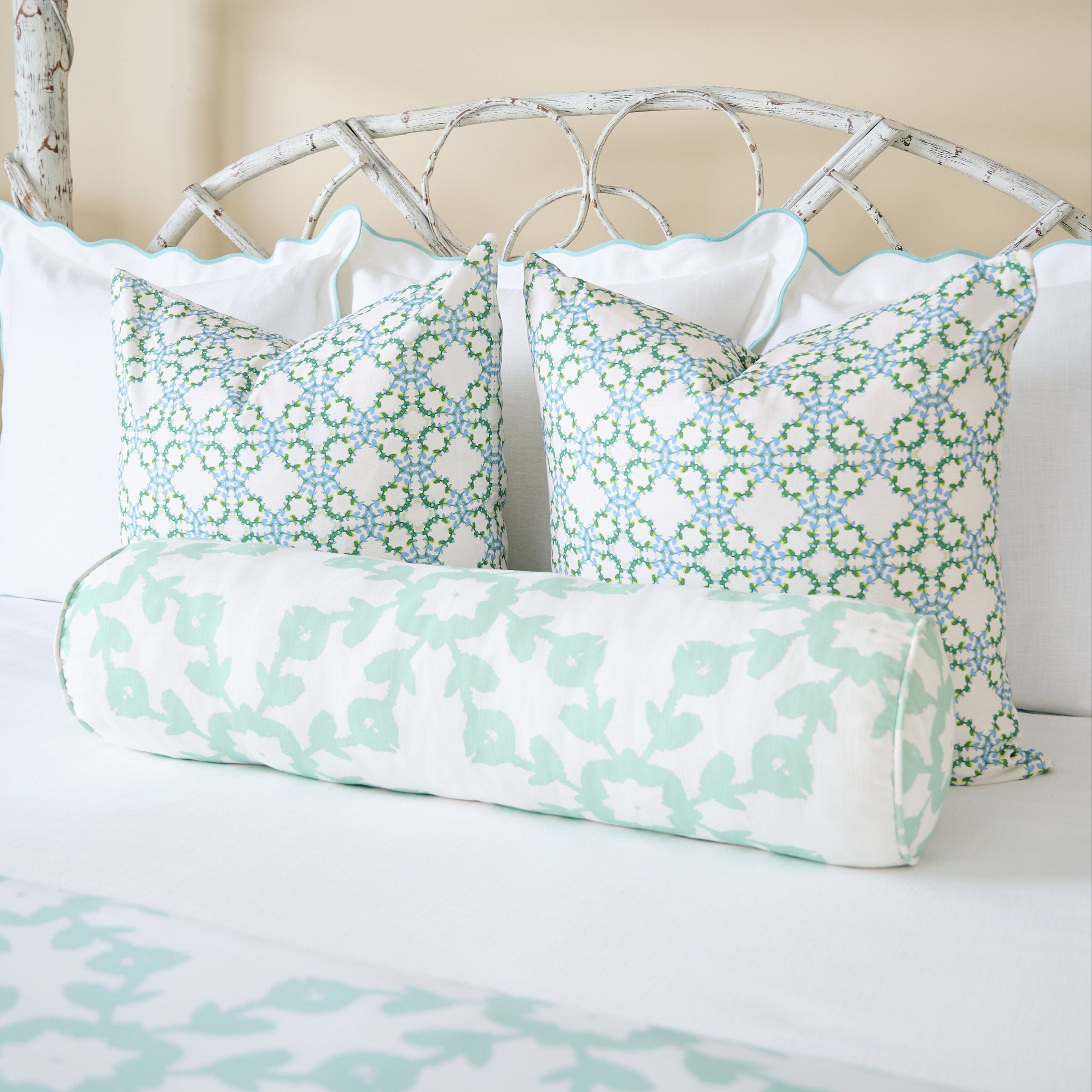 Highlands Mint Round Bolster Pillow - Image 2