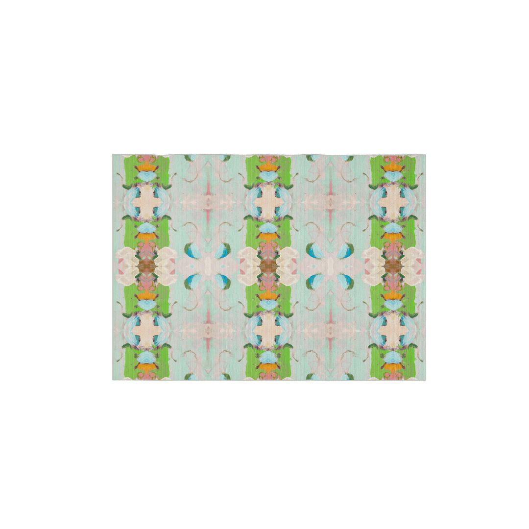 Monet's Garden Green Floor Mat - Image 3