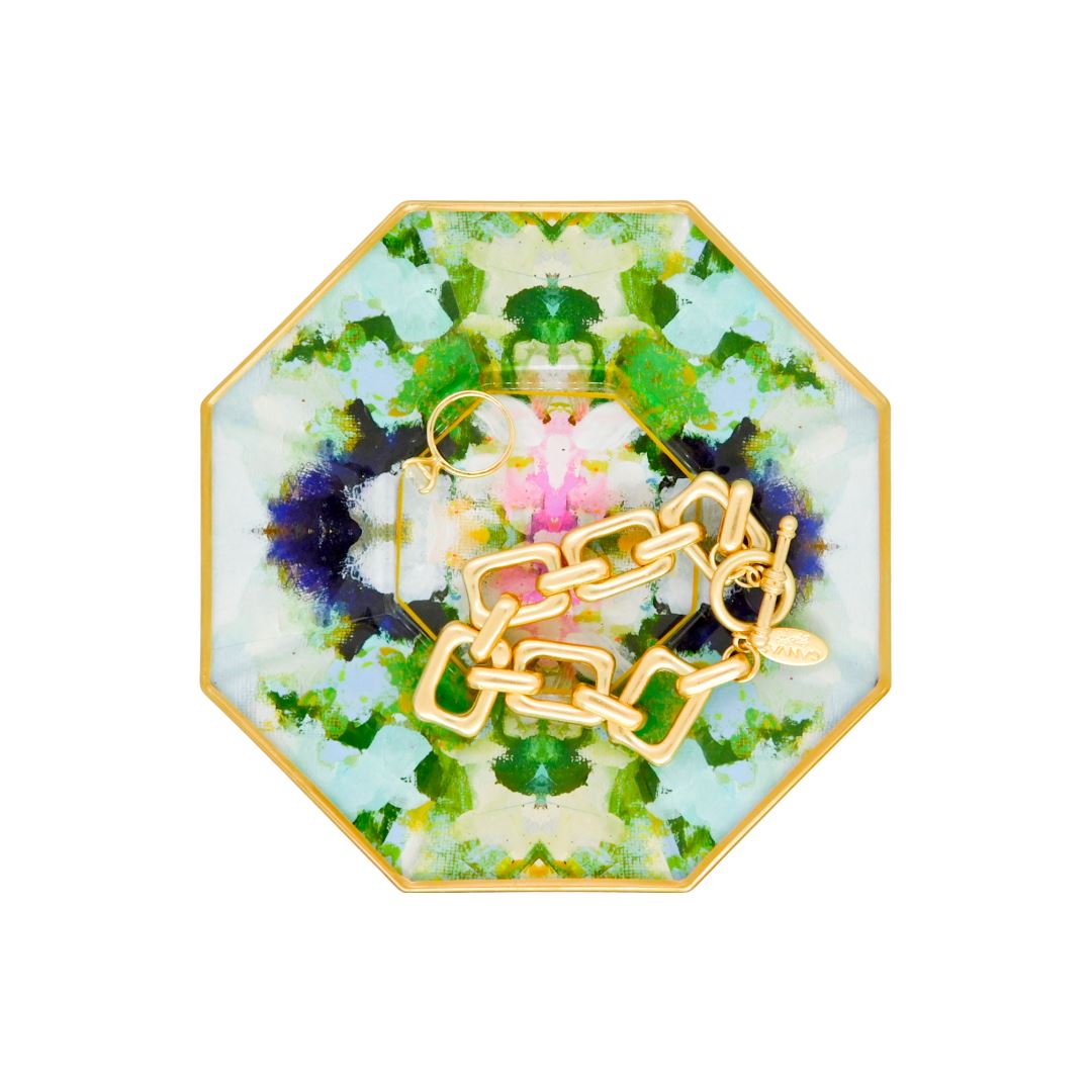 Nantucket Bloom Glass Trinket Dish - Image 2