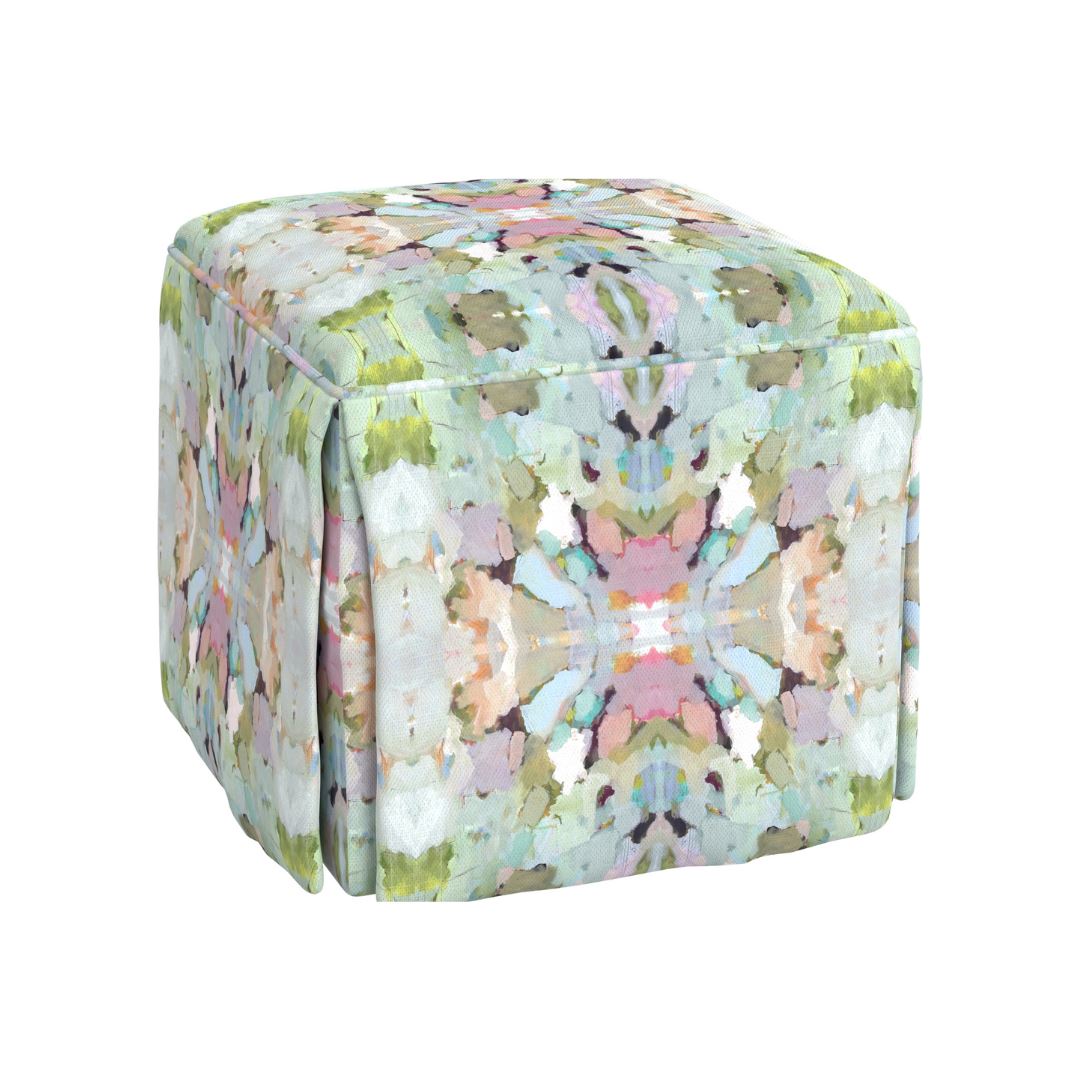 The Cameron Custom Skirted Ottoman - Image 4