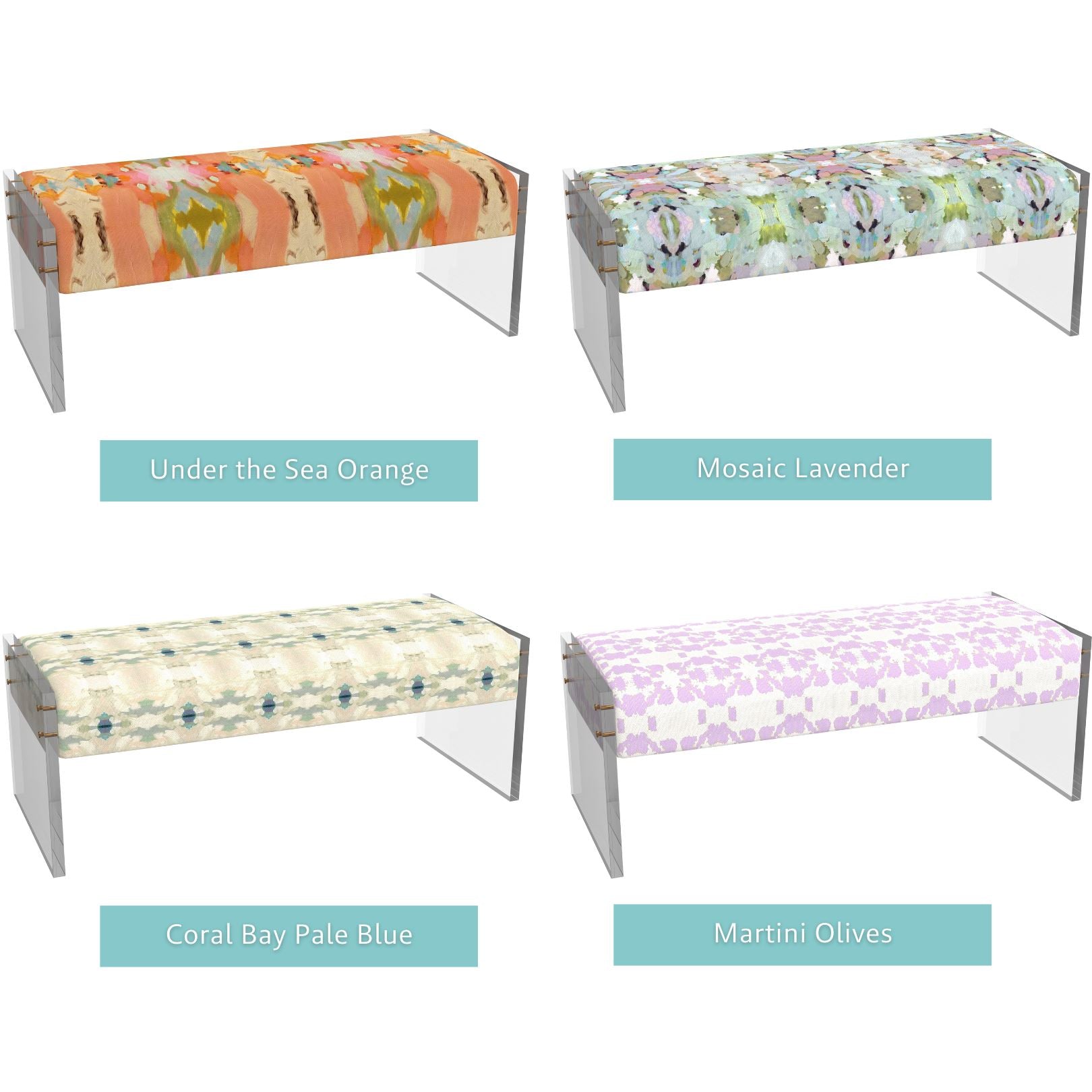 The Lawson Custom Acrylic Bench, Queen - Image 5