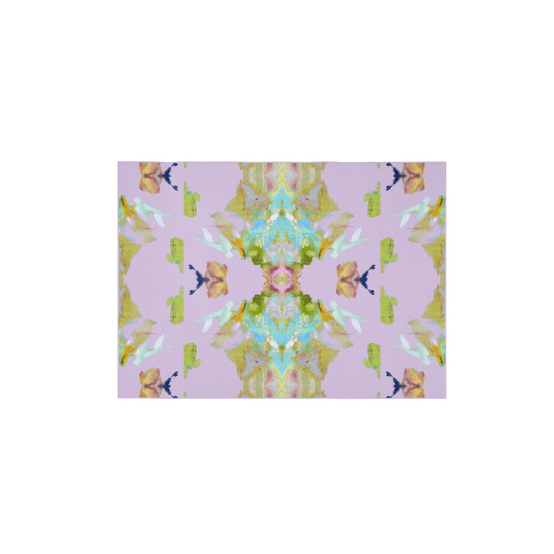 Stained Glass Lavender Floor Mat - Image 4