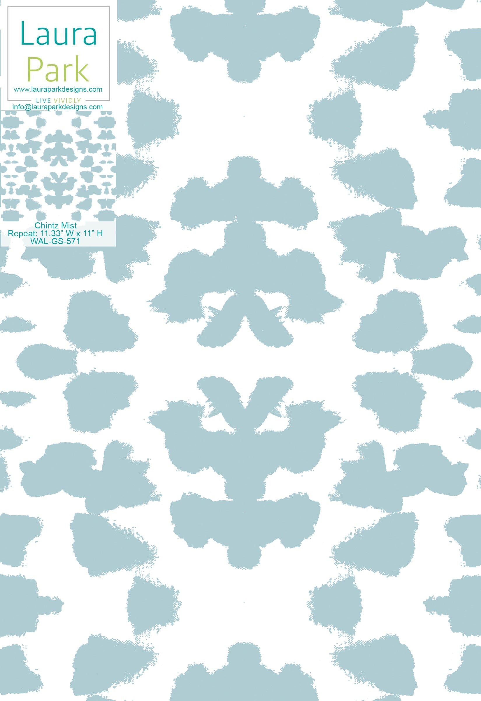 Chintz Mist Wallpaper - Image 3