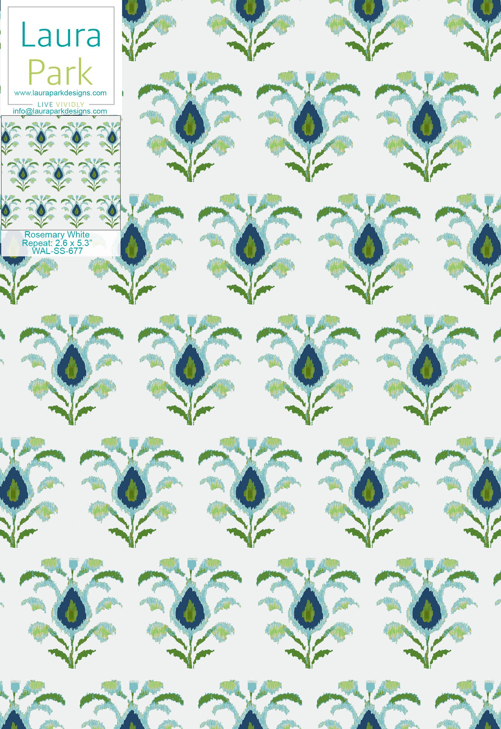 Rosemary White Wallpaper