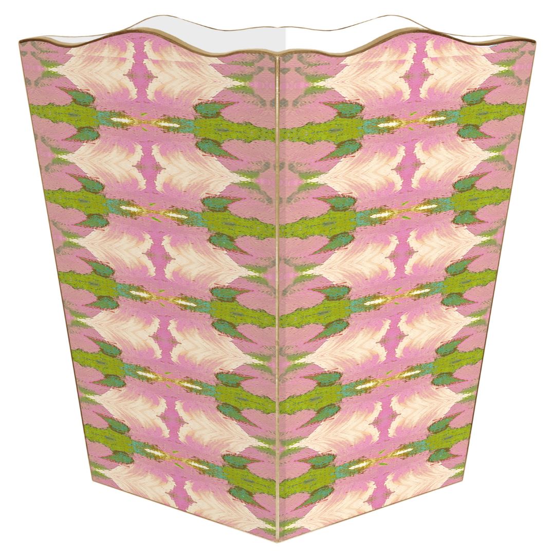 Cabana Pink Waste Basket - Image 2