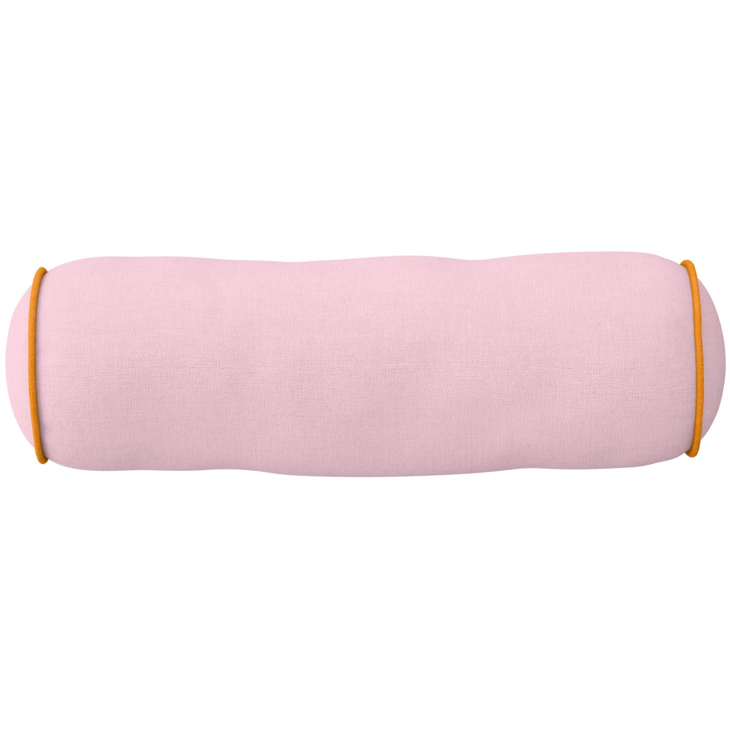 Pink/Orange Two-Toned Round Bolster Pillow - Image 3