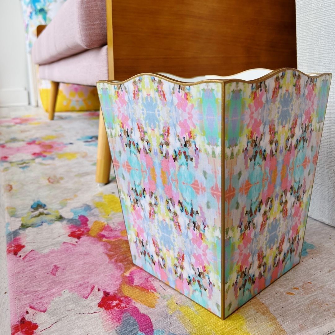 Brooks Avenue Pink Waste Basket - Image 2