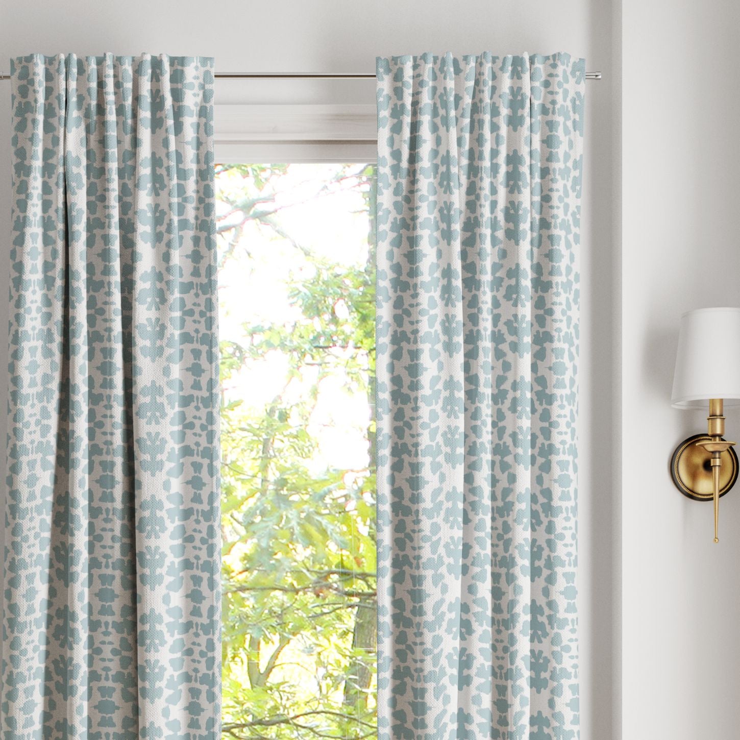 Chintz Mist Curtain Panel - Image 2