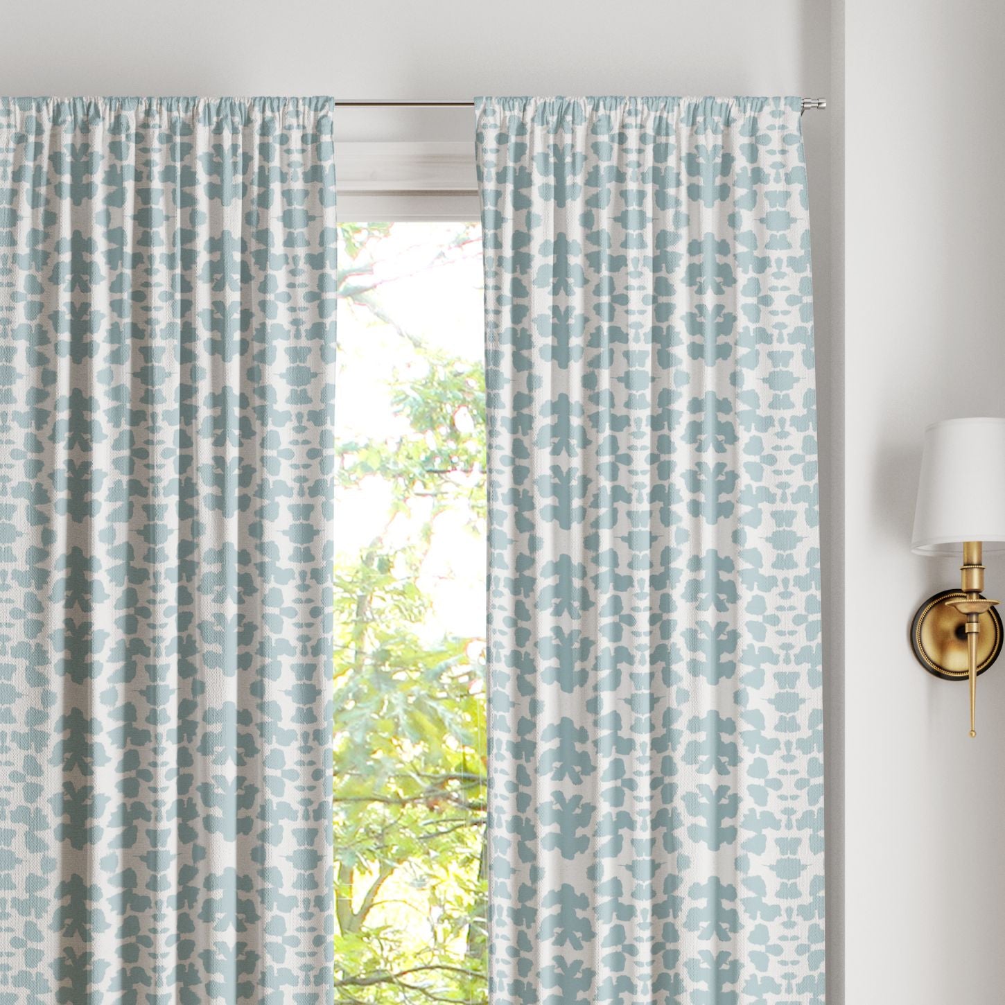 Chintz Mist Curtain Panel - Image 4
