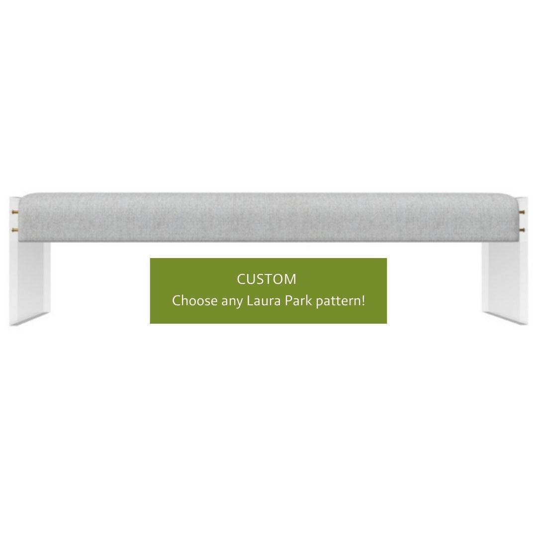 The Lawson Custom Acrylic Bench, King - Image 2