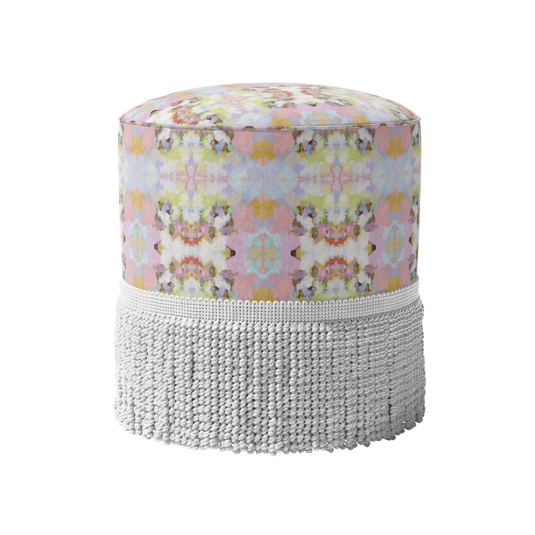 The Collins Fringe Ottoman - Image 5
