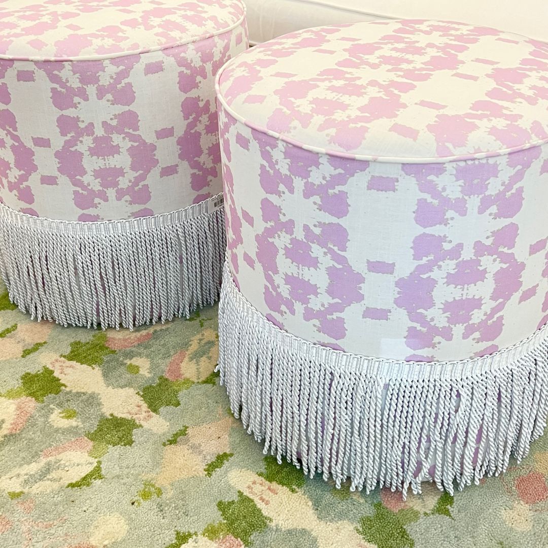 The Collins Fringe Ottoman - Image 4