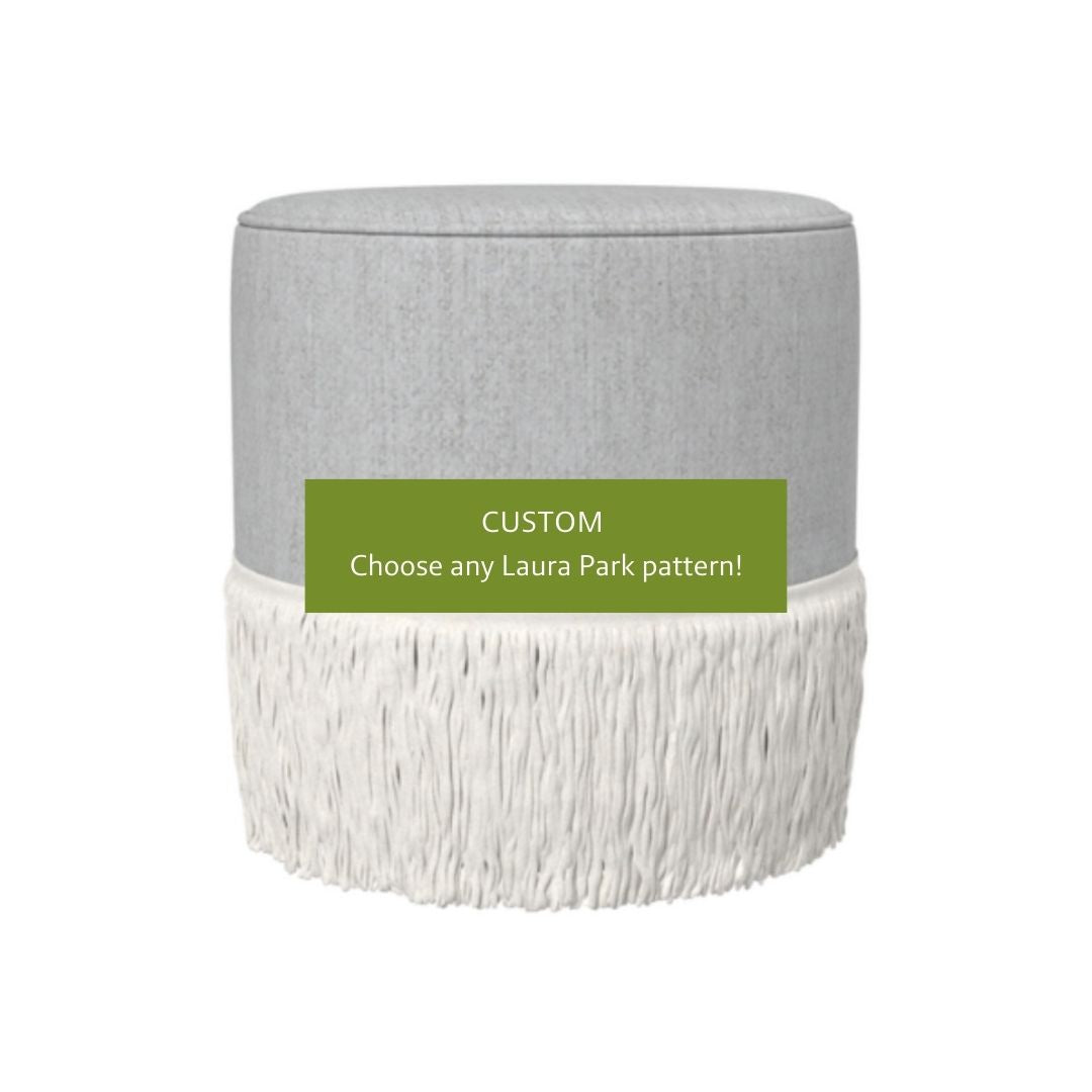 The Collins Fringe Ottoman - Image 2