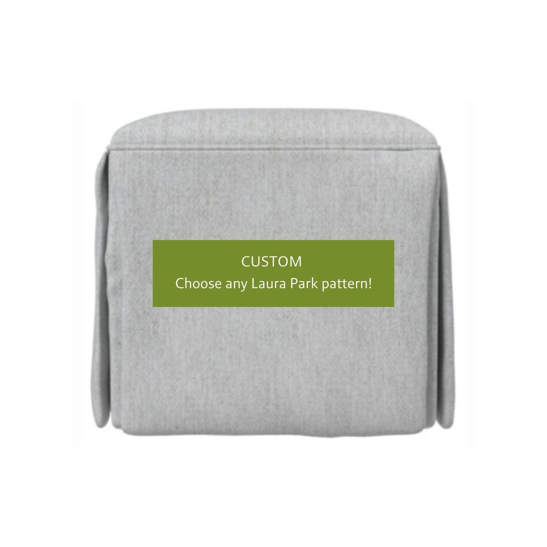 The Cameron Custom Skirted Ottoman - Image 2