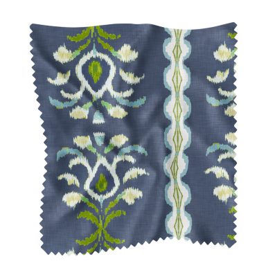 Rosemary Stripe Indigo Sample Swatch
