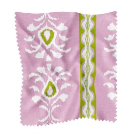 Rosemary Stripe Pink Sample Swatch