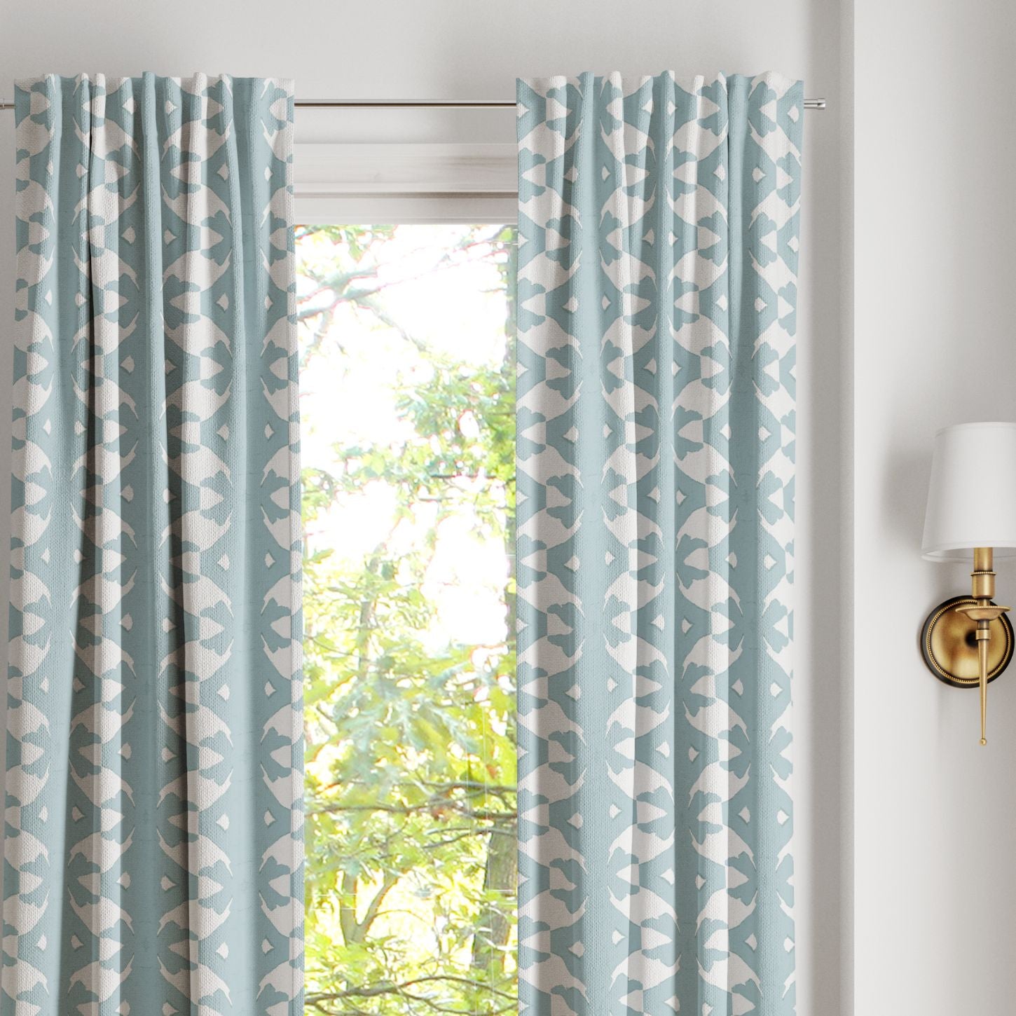 Palm Mist Curtain Panel - Image 2
