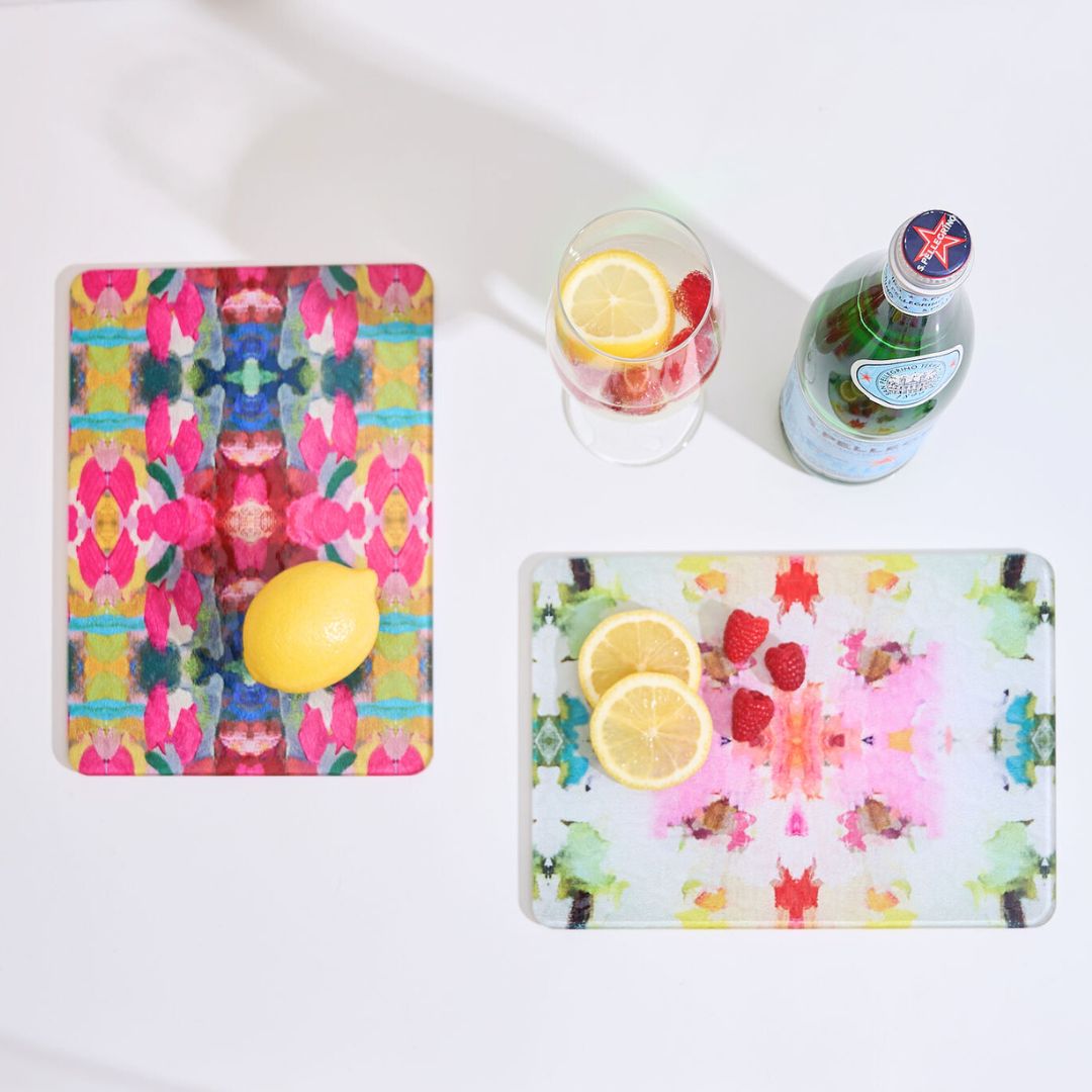 Pink Paradise Glass Cutting Board - Image 2